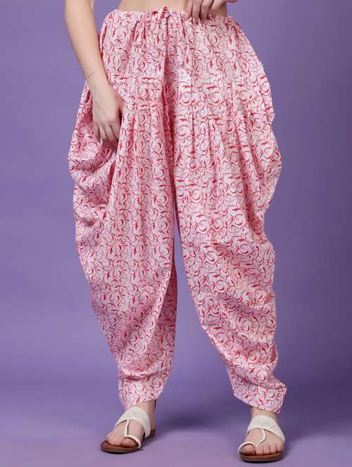 women printed mid rise patiyala salwar - 21968224 -  Standard Image - 0