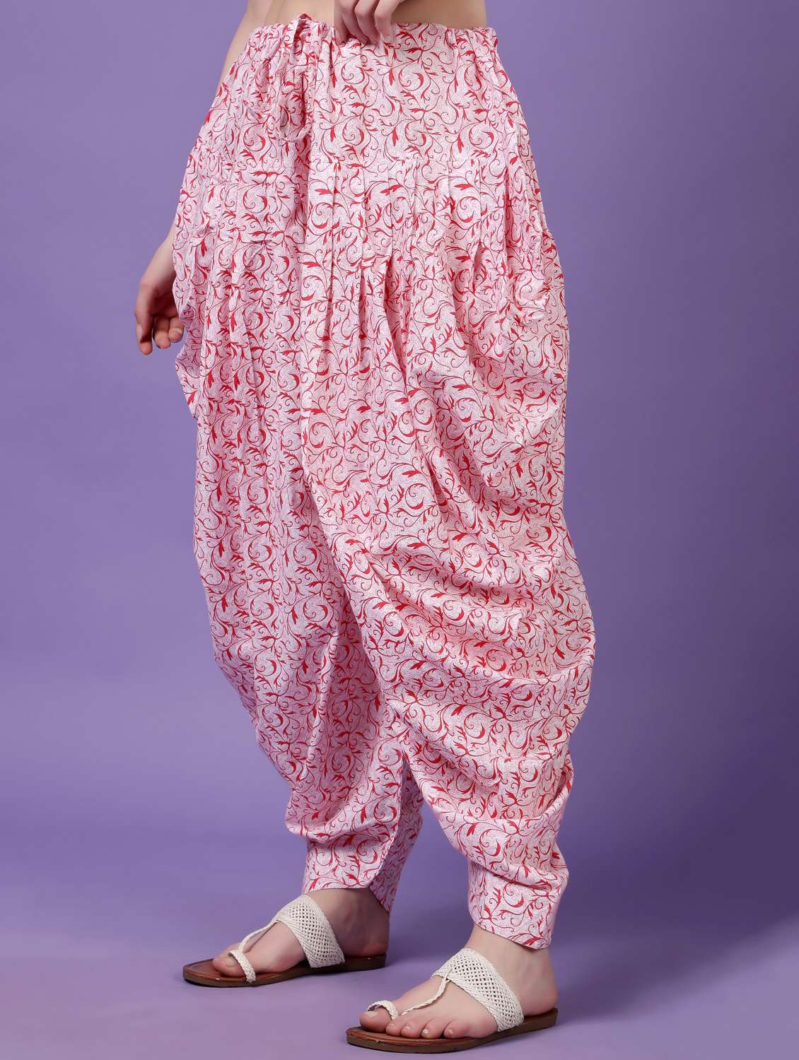 women printed mid rise patiyala salwar - 21968224 - Standard Image - 2