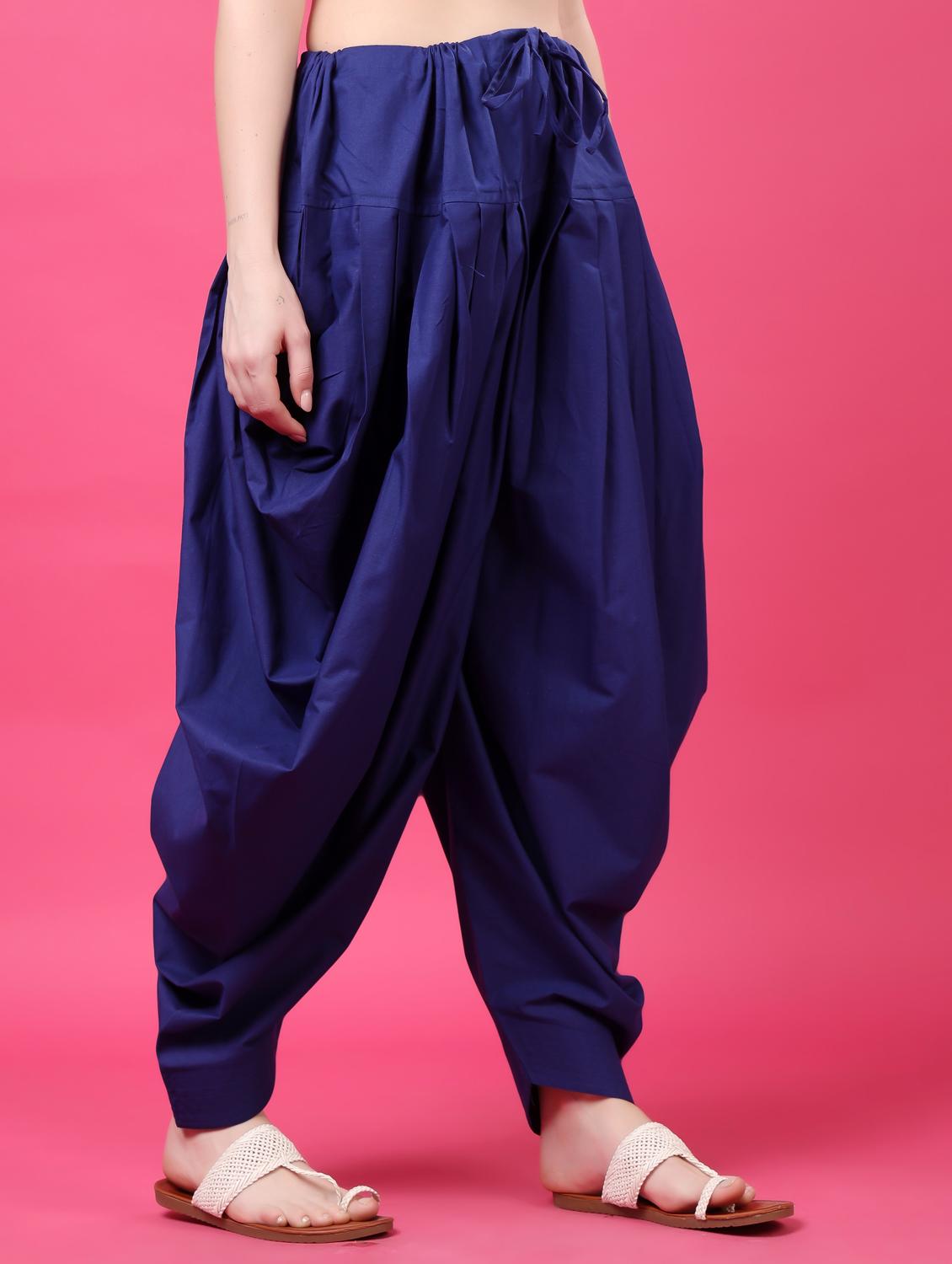 women solid mid rise patiyala salwar - 21968230 - Standard Image - 2