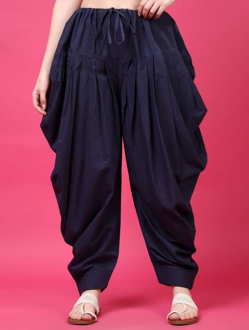 women solid mid rise patiyala salwar - 21968232 - Standard Image - 0
