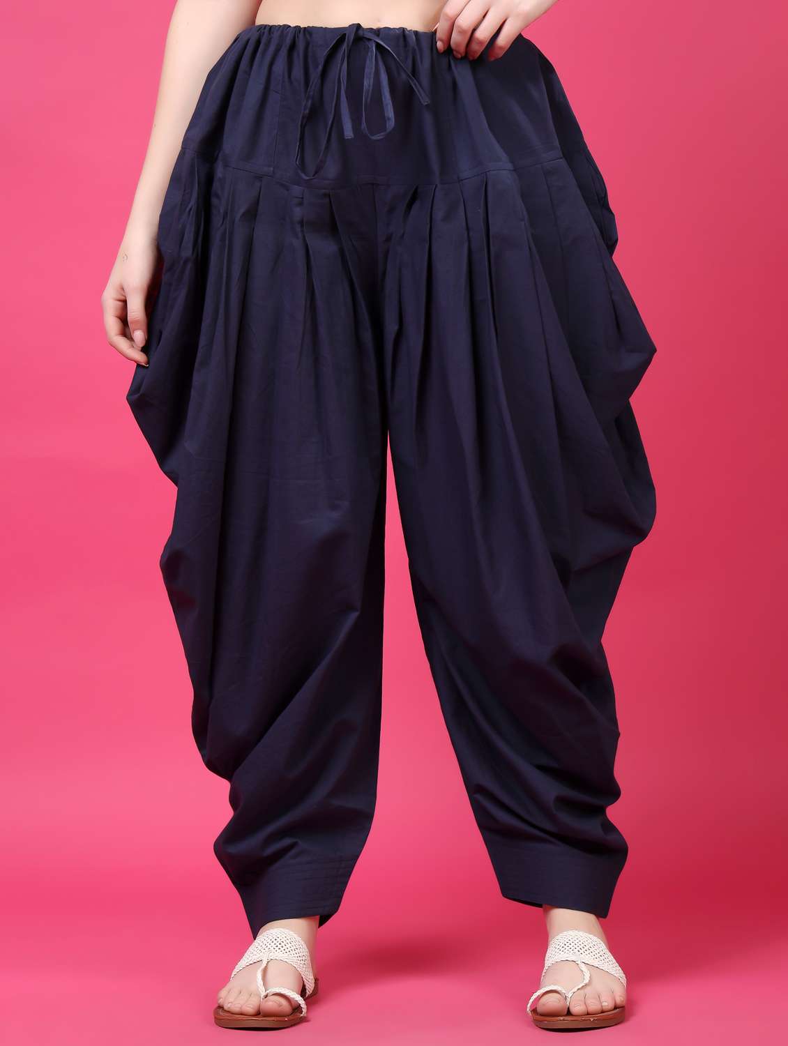 women solid mid rise patiyala salwar - 21968232 - Zoom Image - 0