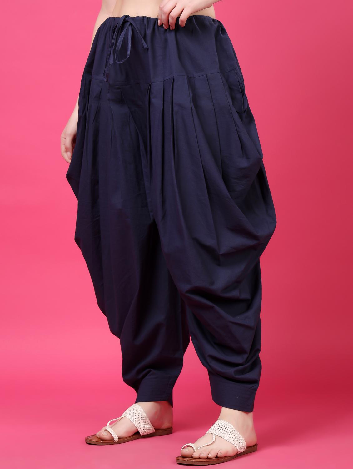 women solid mid rise patiyala salwar - 21968232 - Standard Image - 2