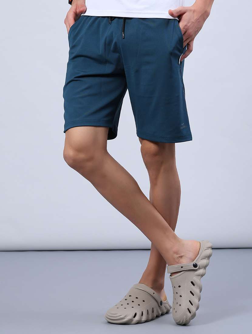 men solid mid rise sport shorts - 21968440 - Standard Image - 2