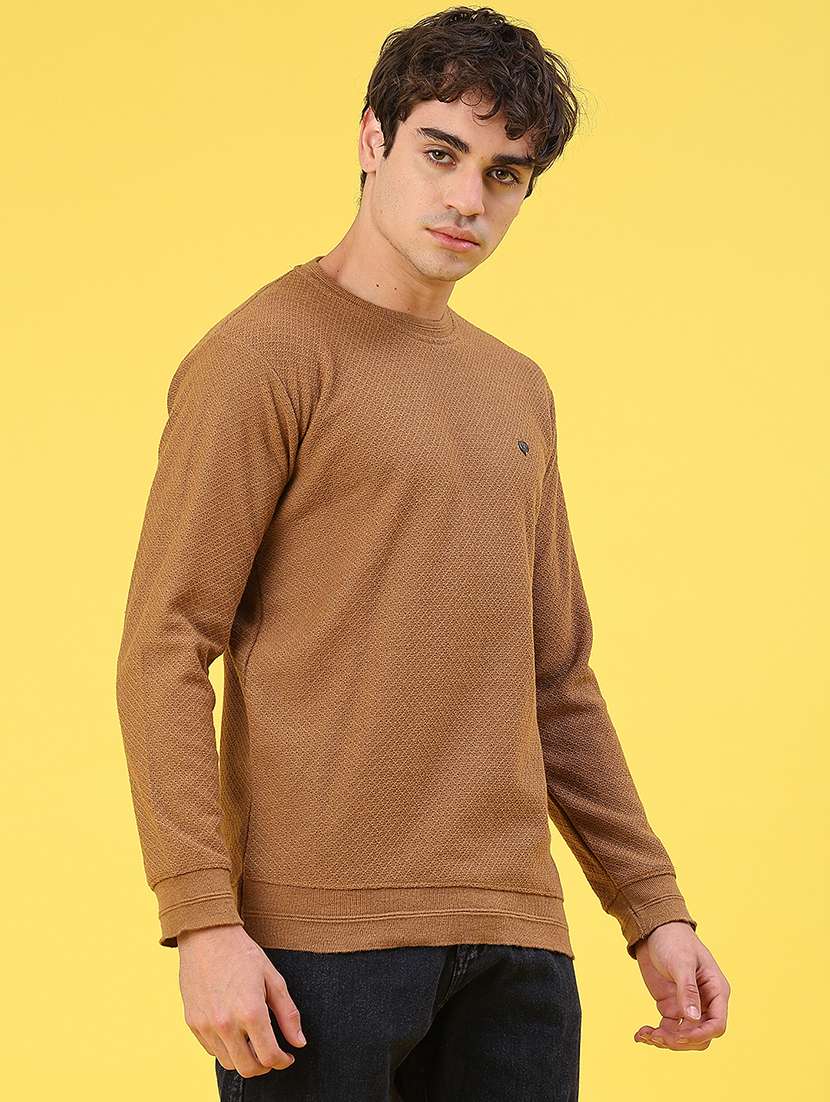 men self designed long sleeve pullover - 21968465 -  Standard Image - 2