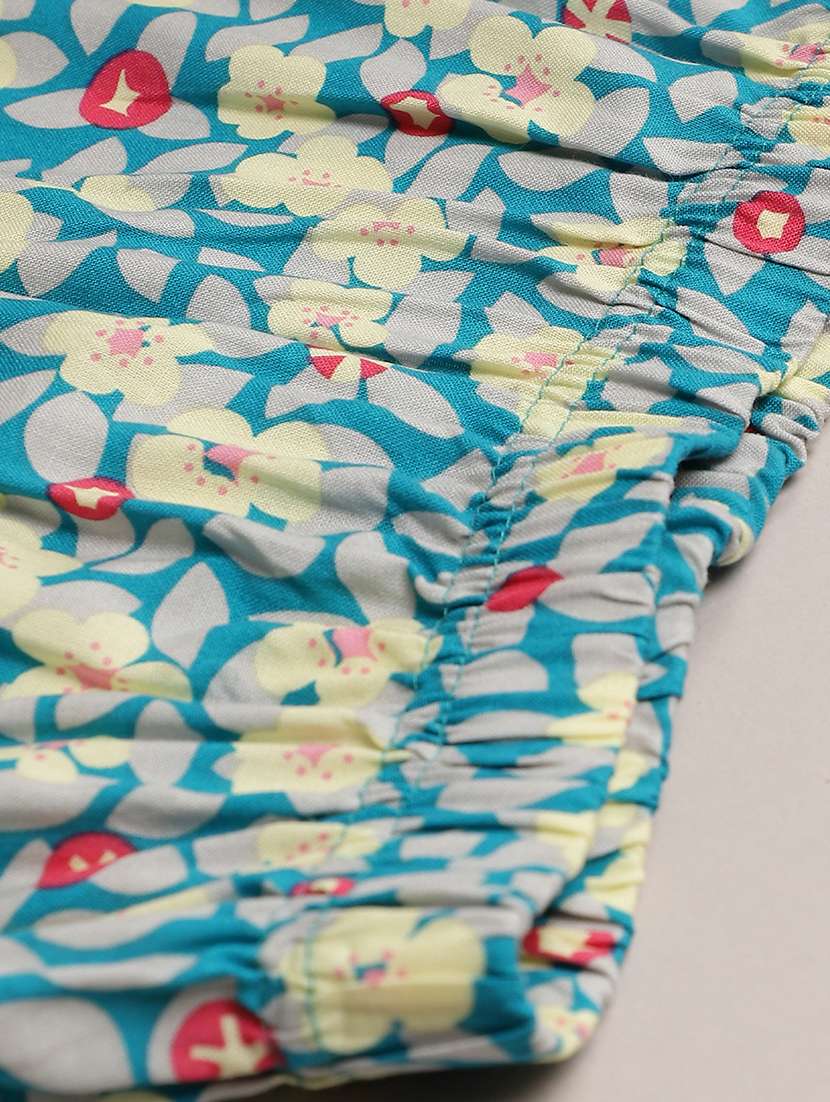 girls printed mid rise palazzo  - 21968472 -  Standard Image - 2