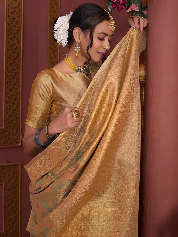 women self design banarasi saree with blouse - 21968570 - Standard Image - 2