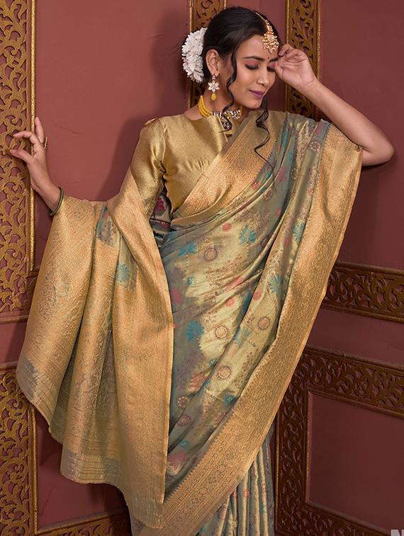 women self design banarasi saree with blouse - 21968574 - Standard Image - 2