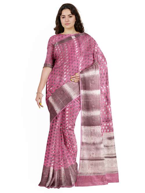 women self design bordered saree with blouse - 21968723 -  Standard Image - 0