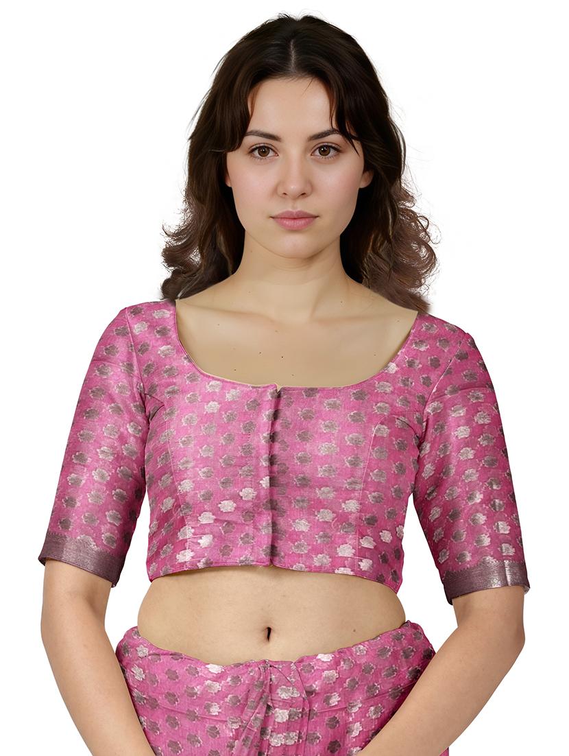 women self design bordered saree with blouse - 21968723 - Standard Image - 2