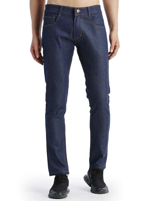 men solid mid rise slim fit jean - 21968940 -  Standard Image - 0