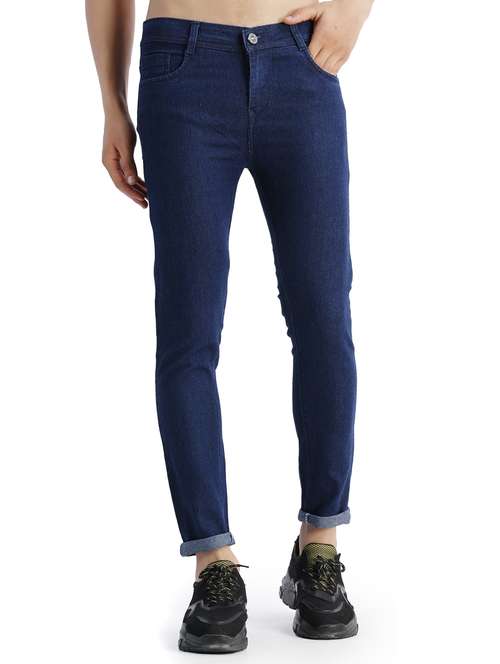 men solid mid rise skinny fit jean - 21968957 - Standard Image - 0