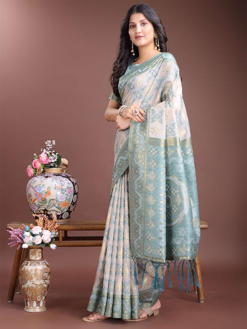 women self design bordered saree with blouse - 21969201 -  Standard Image - 2