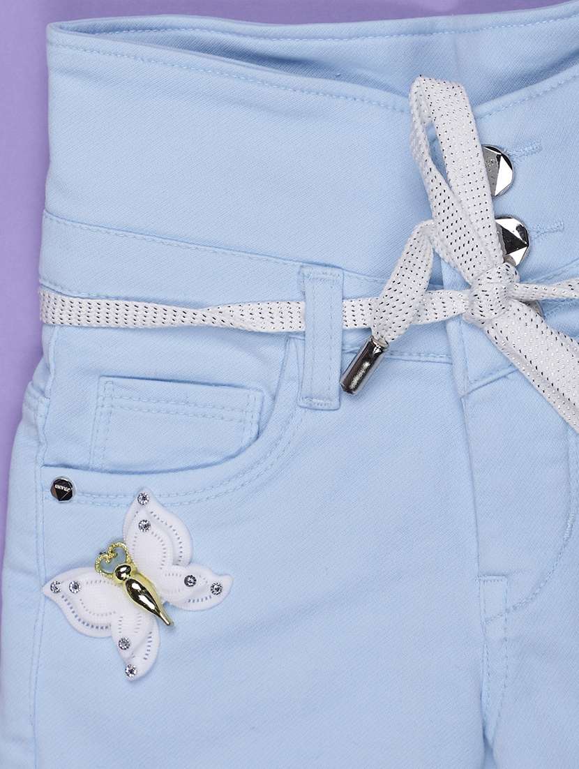 kids solid mid rise regular fit shorts - 21969289 - Standard Image - 2