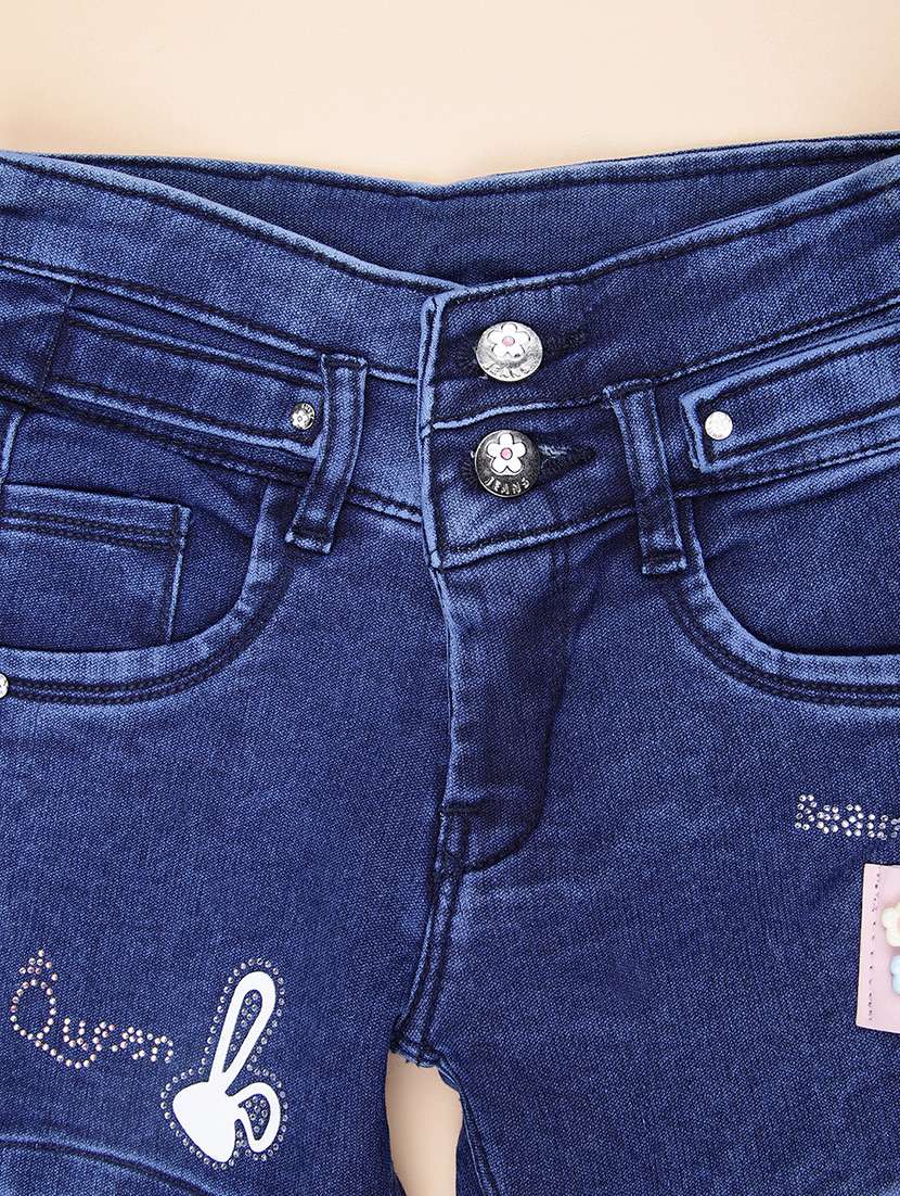 girls solid mid rise shorts  - 21969292 -  Standard Image - 2