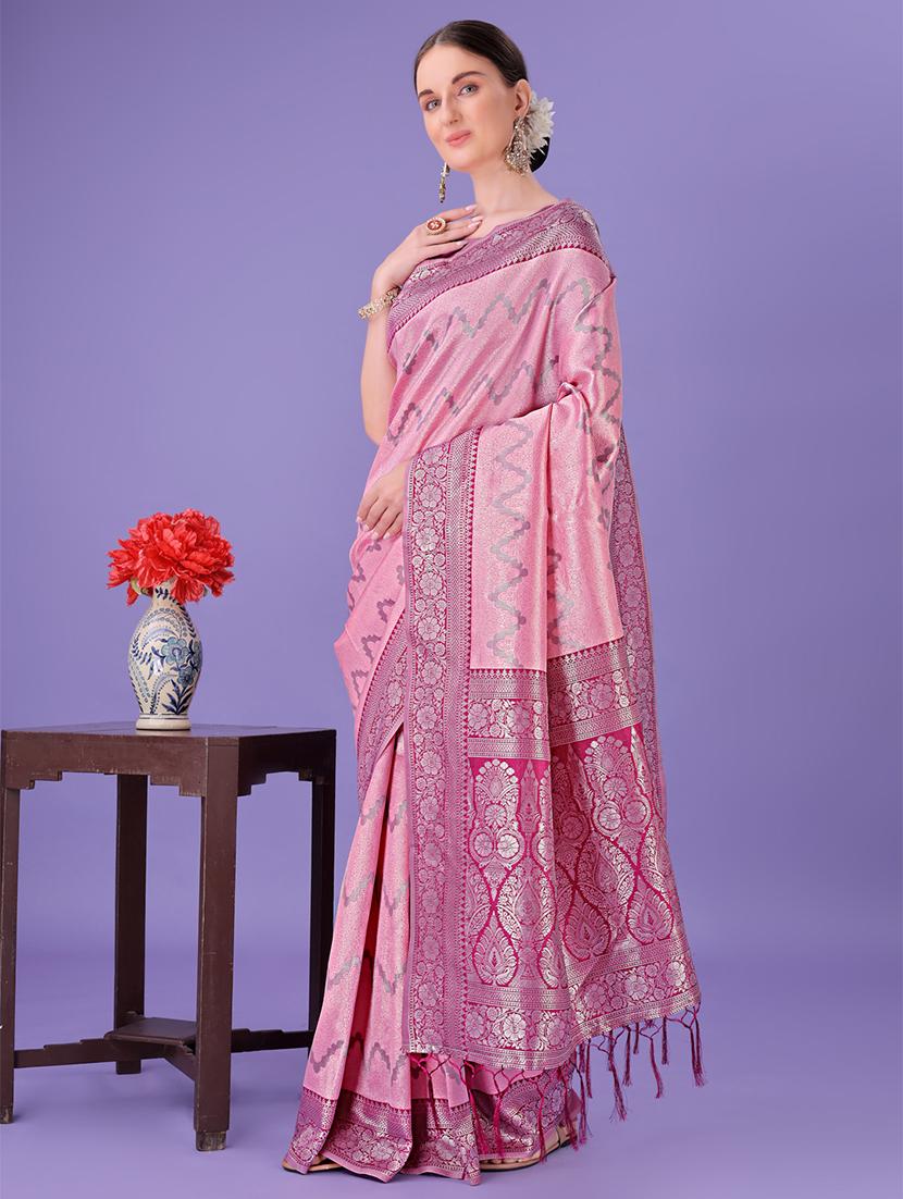 women self design banarasi saree with blouse - 21969853 - Standard Image - 2