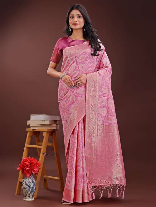 women self design banarasi saree with blouse - 21969955 -  Standard Image - 0