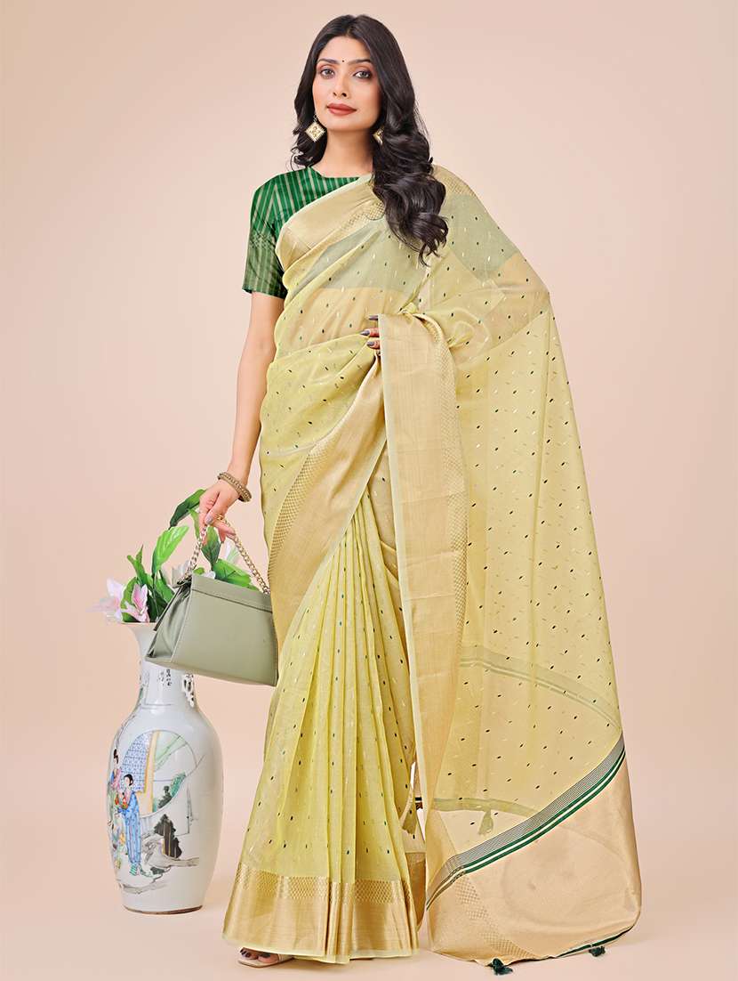 women self design bordered saree with blouse - 21970012 -  Standard Image - 2