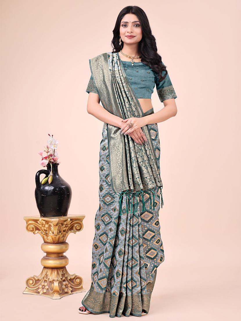 women self design banarasi saree with blouse - 21970122 - Standard Image - 2