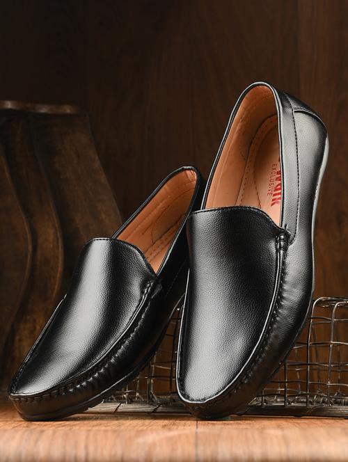 men black slip on loafer - 21970178 - Standard Image - 0