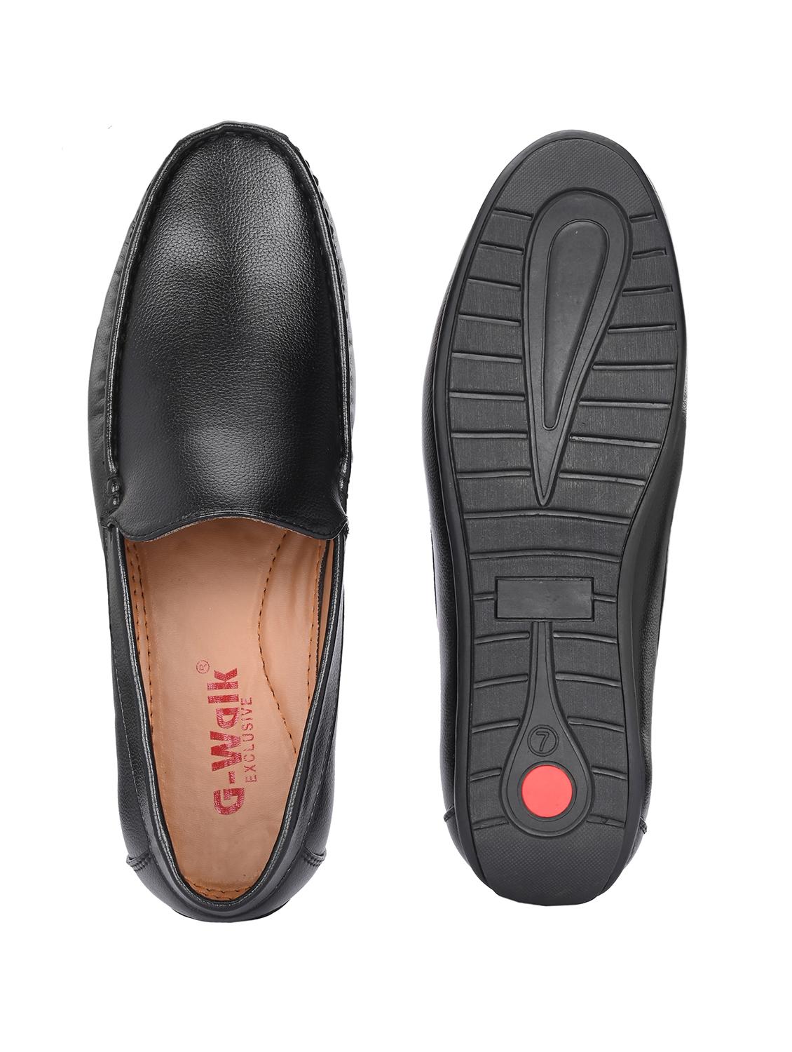 men black slip on loafer - 21970178 - Standard Image - 2