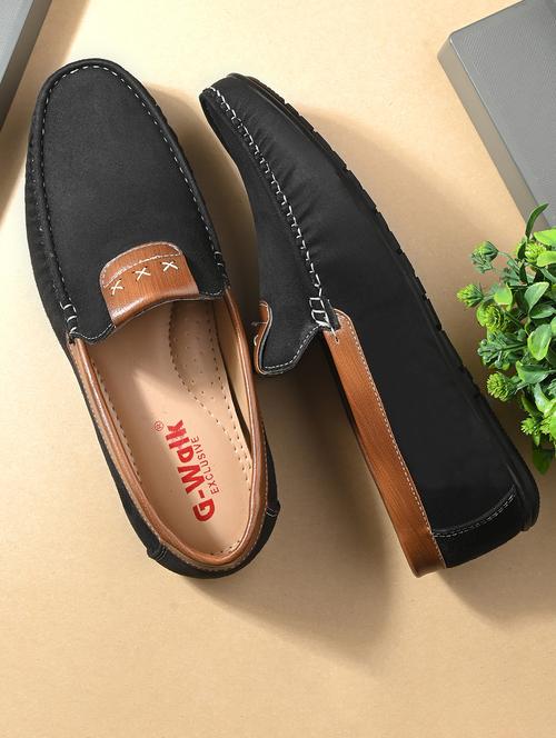 men solid slip on loafer - 21970188 - Standard Image - 0