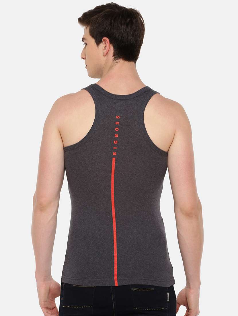 men pack of 2 solid scoop neck vest - 21970307 -  Standard Image - 2