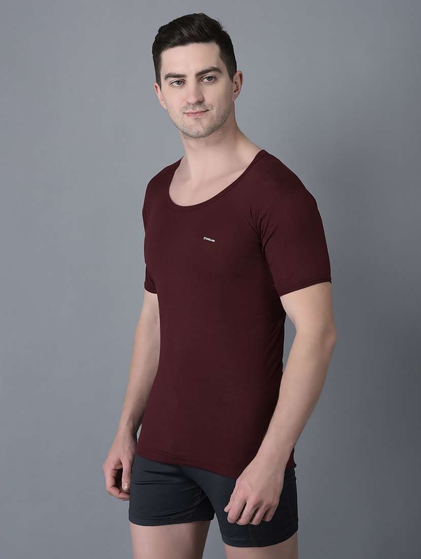 men pack of 2 solid scoop neck vest - 21970368 -  Standard Image - 2