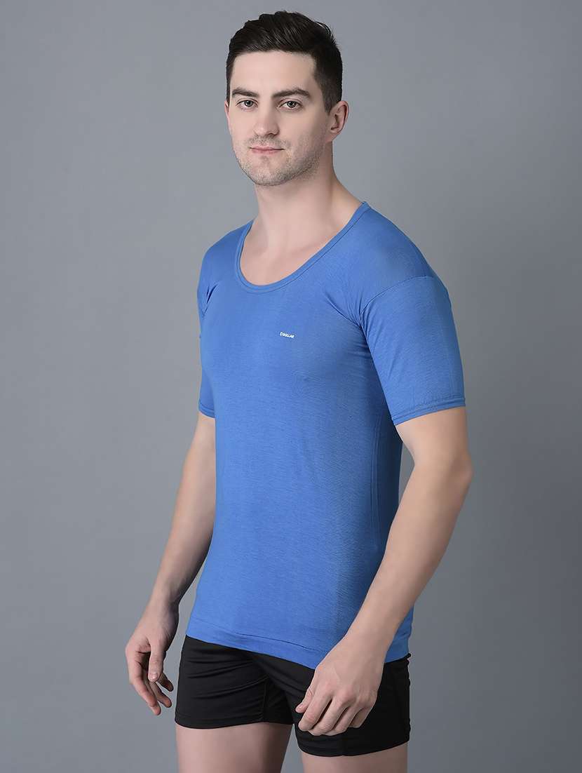 men pack of 2 solid scoop neck vest - 21970369 -  Standard Image - 2