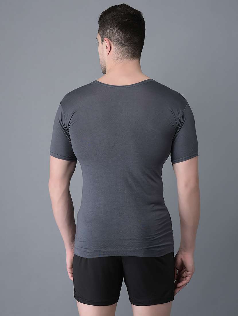 men pack of 2 solid scoop neck vest - 21970370 -  Standard Image - 2