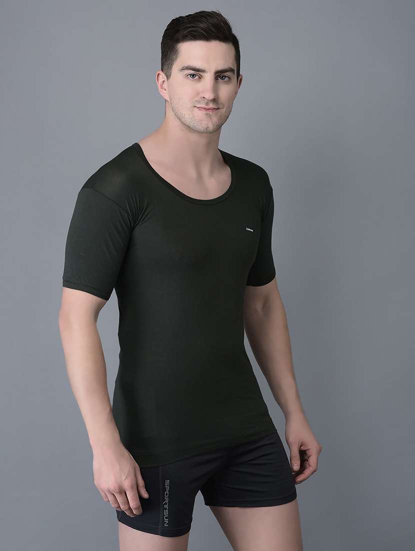 men pack of 2 solid scoop neck vest - 21970371 -  Standard Image - 2