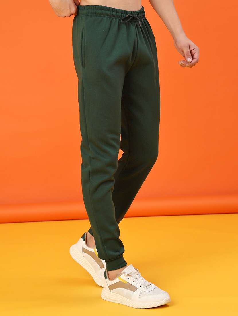 Men Solid Mid Rise Jogger - 21970630 -  Standard Image - 2