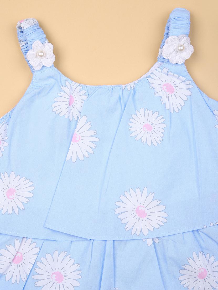 girls floral print shoulder strao co-ord set - 21970654 - Standard Image - 2