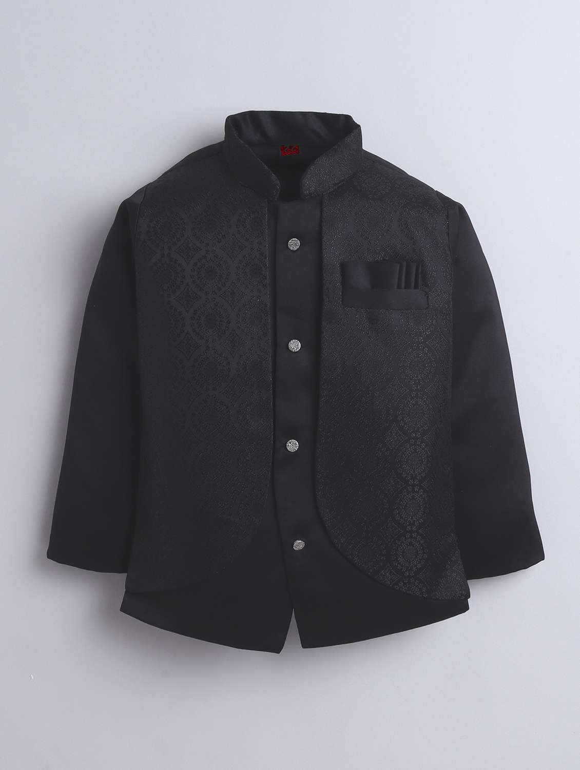 boys self designed blazer and trouser set - 21970709 -  Standard Image - 2