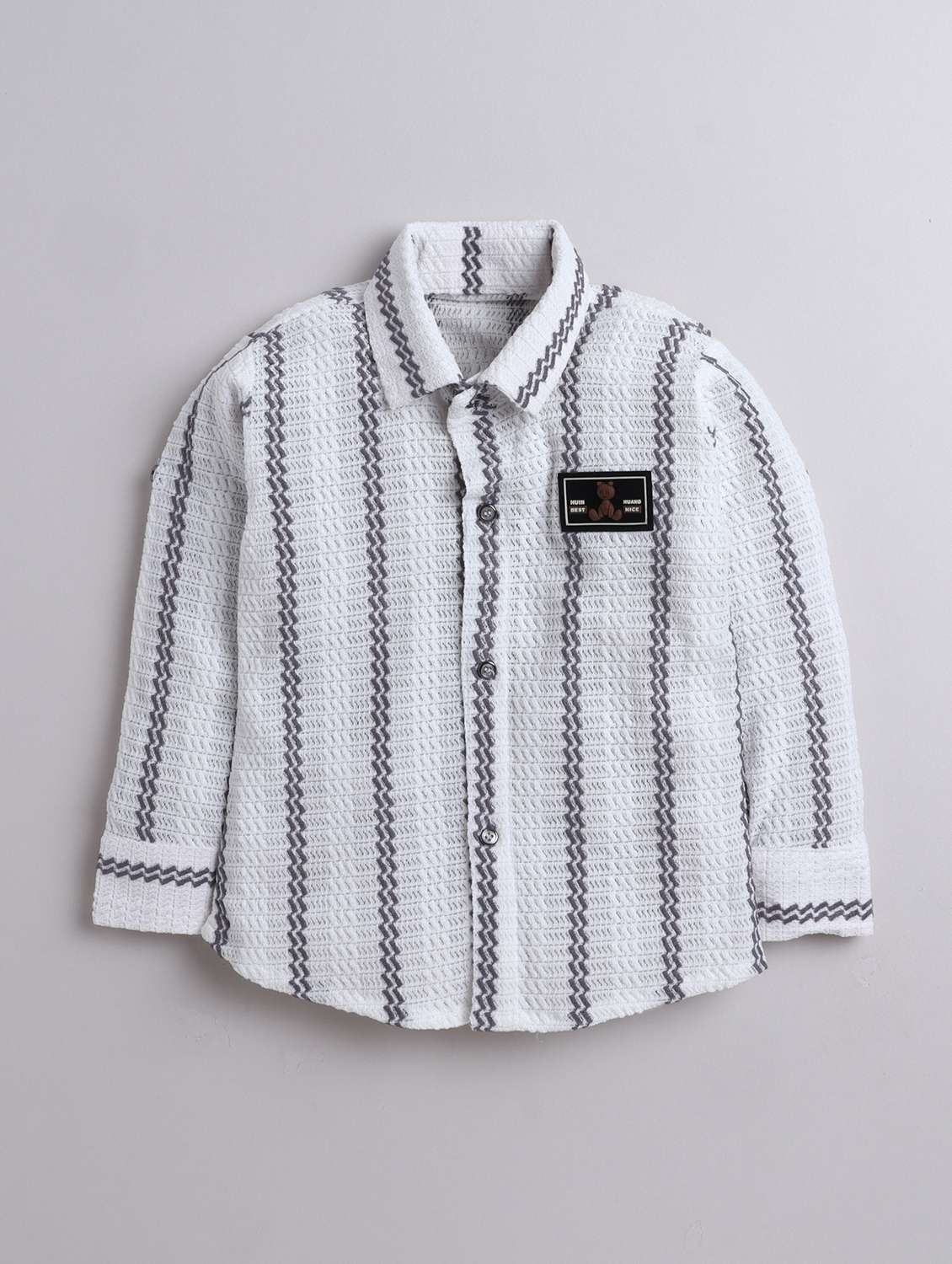 boys self designed shirt and trouser with t0shirt set - 21970726 -  Standard Image - 2