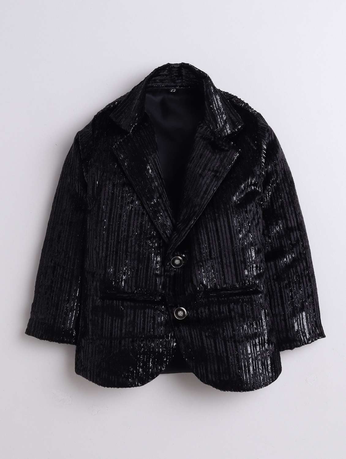 boys self designed t-shirt and trouser with blazer set - 21970727 -  Standard Image - 2