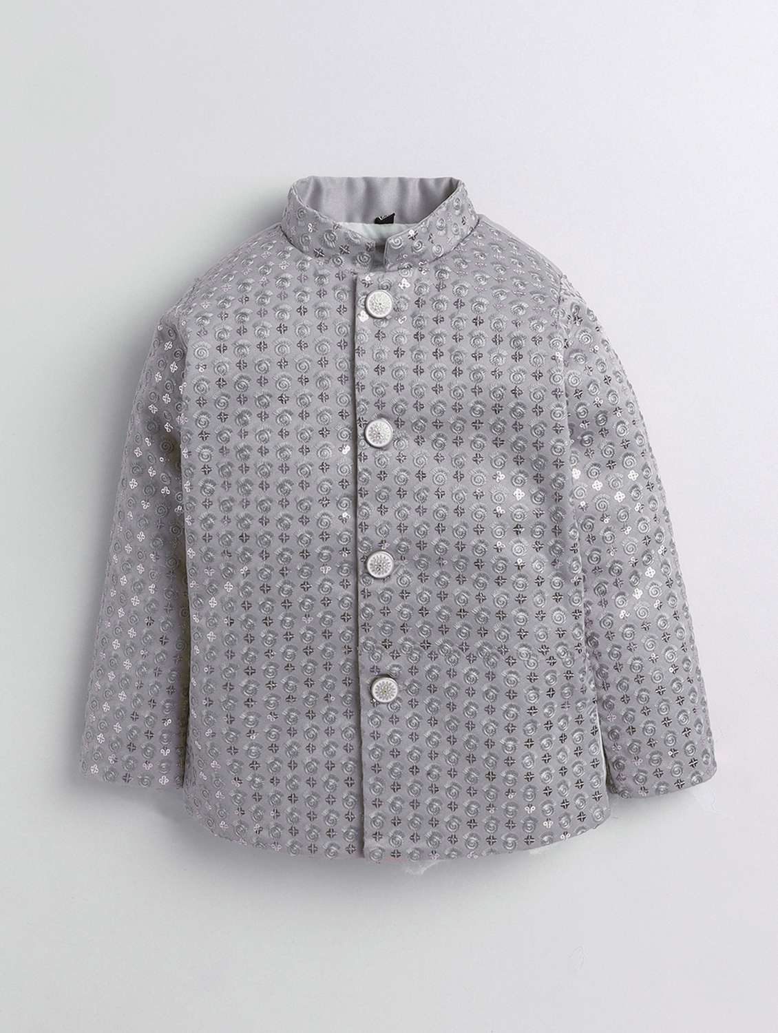 boys embellished long sleeve blazer and trouser set - 21970732 -  Standard Image - 2