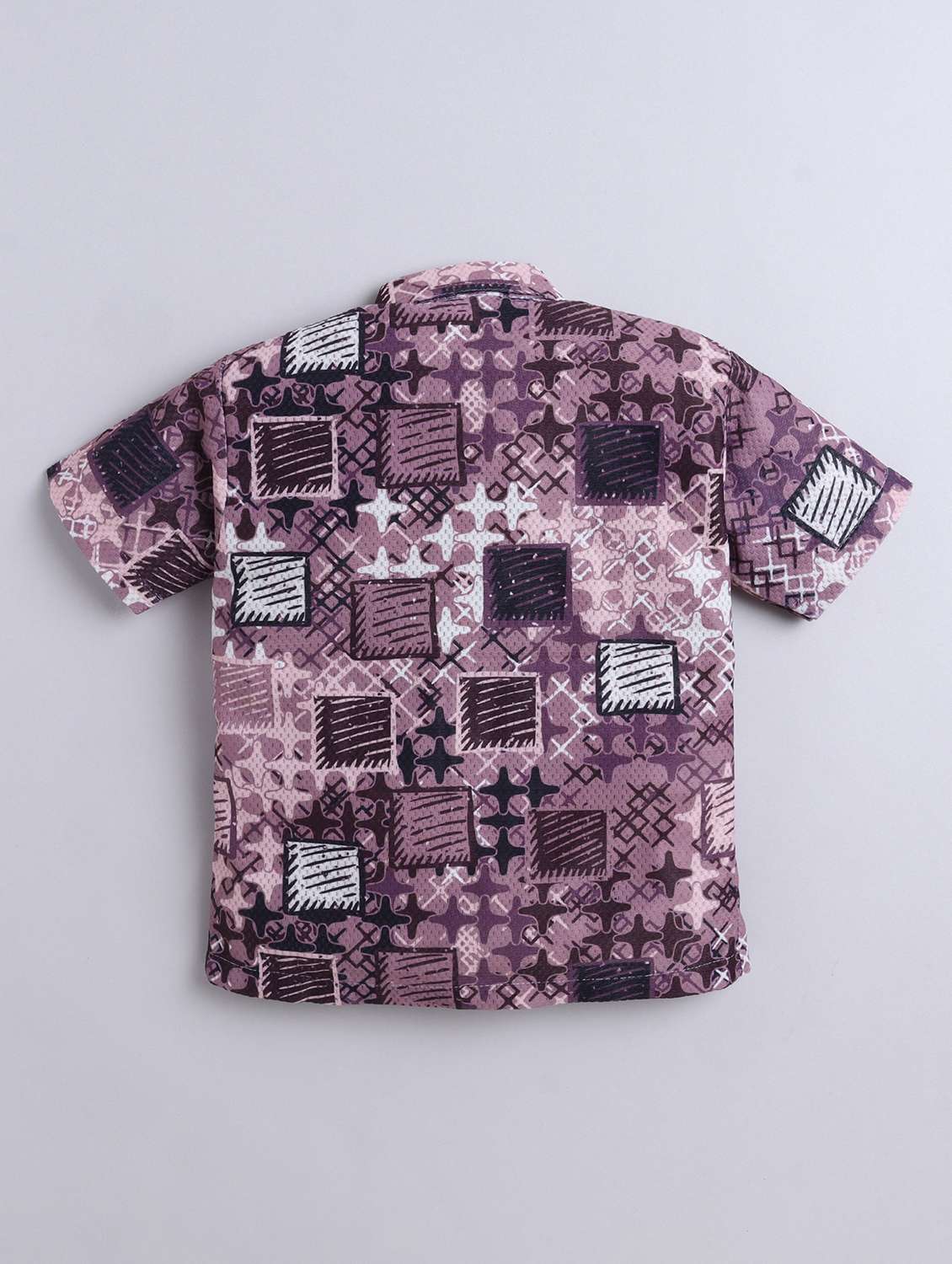 boys printed collarerd short sleeve shirt - 21970862 -  Standard Image - 2