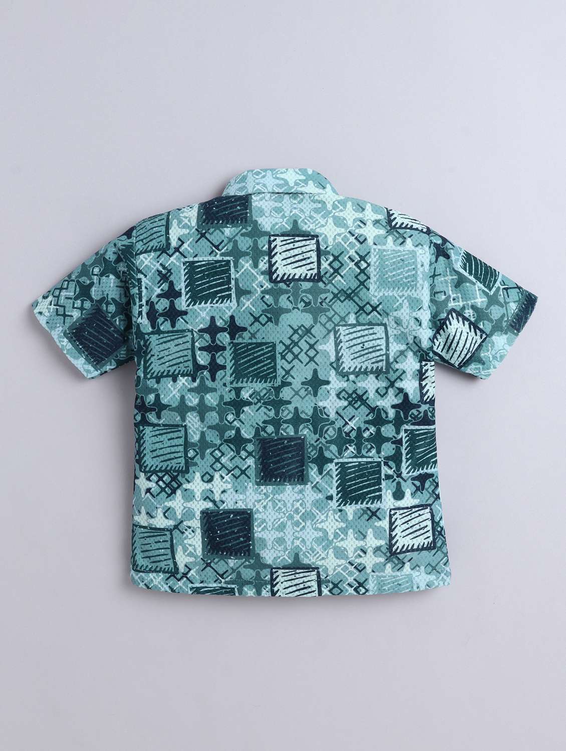 boys printed collarerd short sleeve shirt - 21970864 -  Standard Image - 2