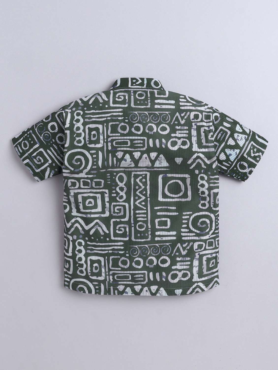 boys printed collarerd short sleeve shirt - 21970865 -  Standard Image - 2