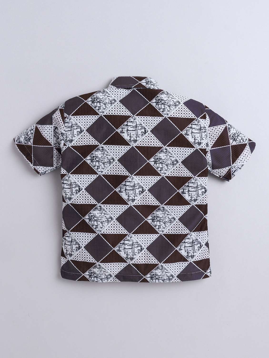 boys printed collarerd short sleeve shirt - 21970868 -  Standard Image - 2