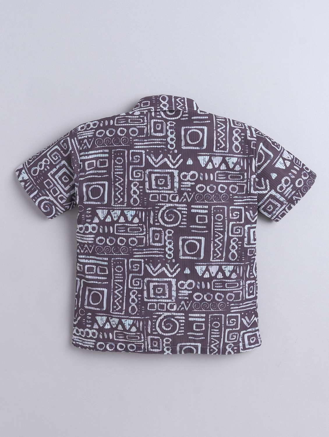 boys printed collarerd short sleeve shirt - 21970869 -  Standard Image - 2