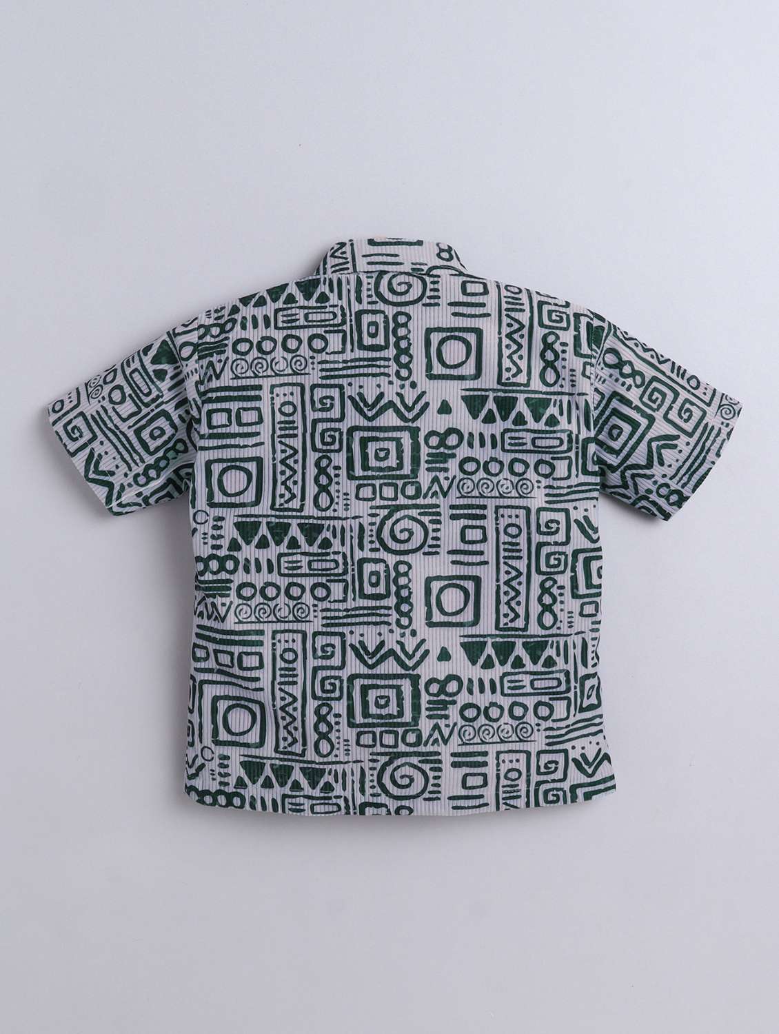 boys printed collarerd short sleeve shirt - 21970870 -  Standard Image - 2