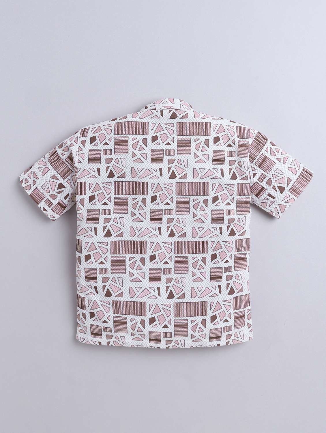 boys printed collarerd short sleeve shirt - 21970871 -  Standard Image - 2