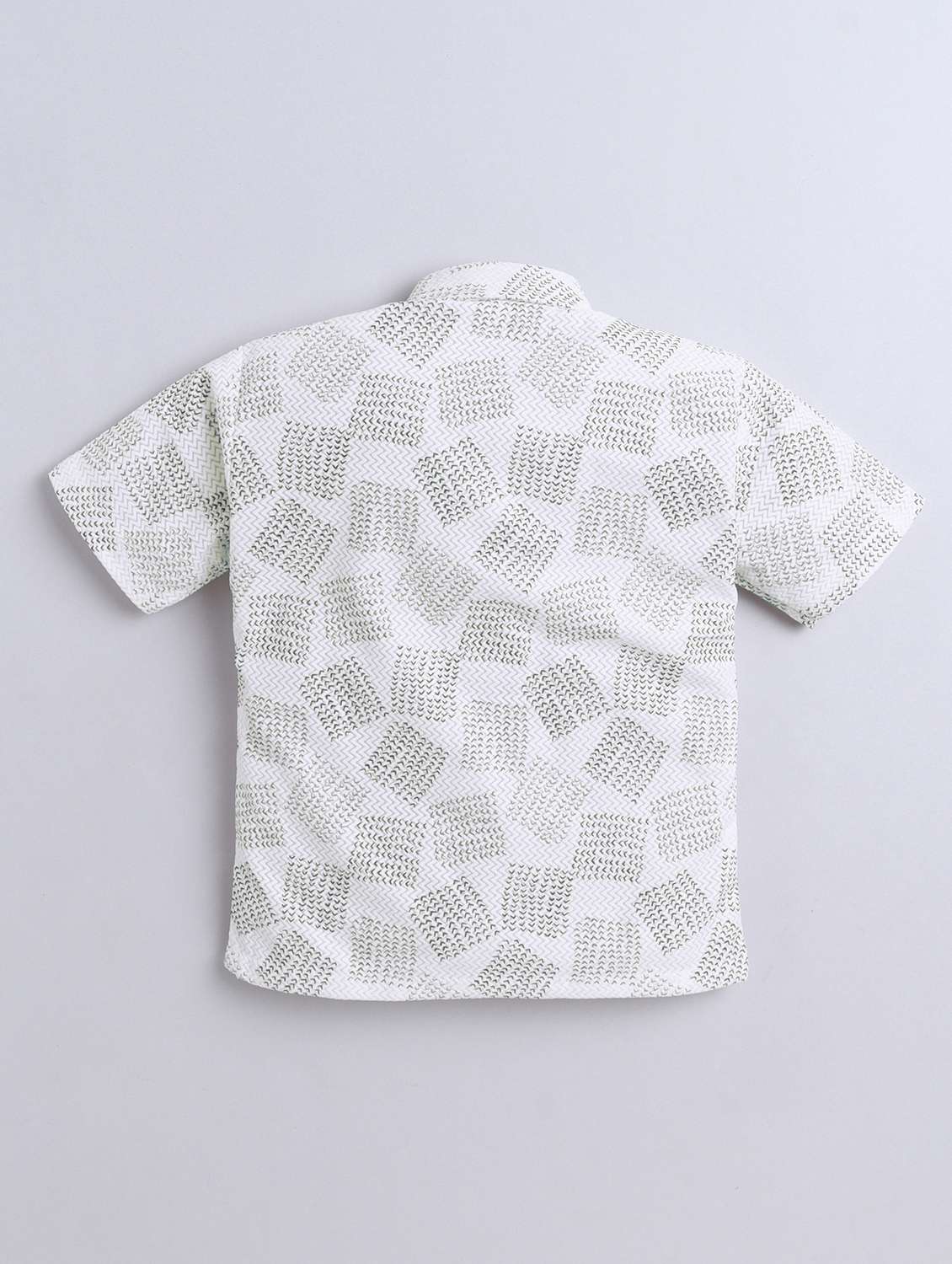 boys printed collarerd short sleeve shirt - 21970872 -  Standard Image - 2