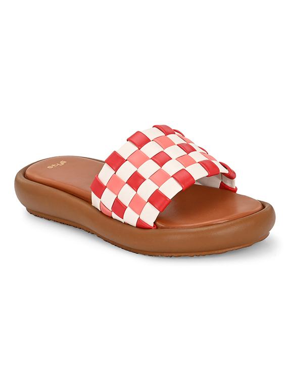 women multi colored slip on sandal - 21970878 - Standard Image - 2