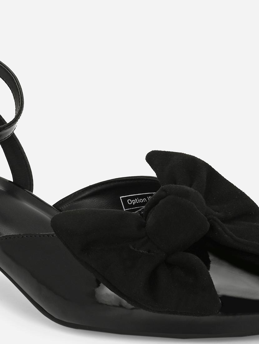 women black ankle strap kitten heels - 21970890 - Standard Image - 7