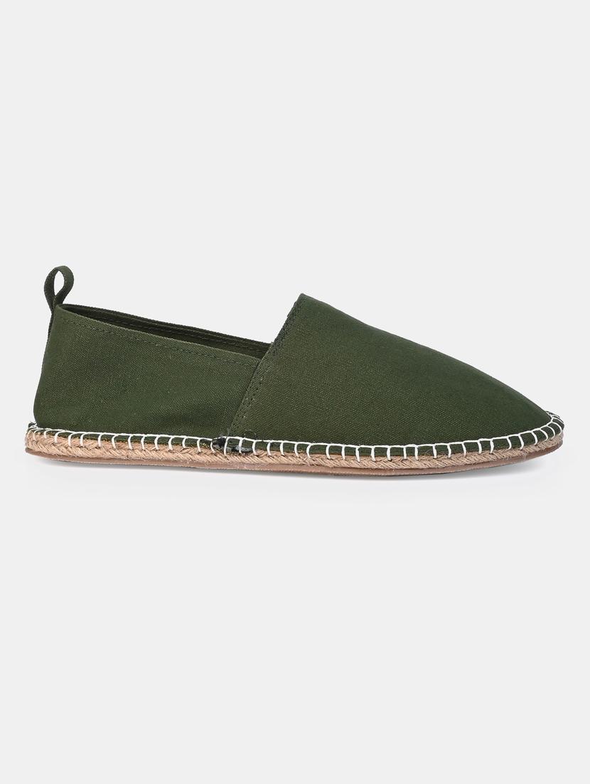 men olive slip on espadrille - 21970897 - Standard Image - 2