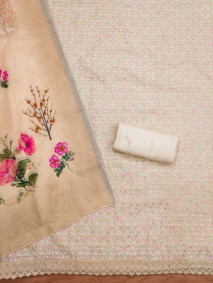 women embroidered unstitched suit set - 21971084 -  Standard Image - 2