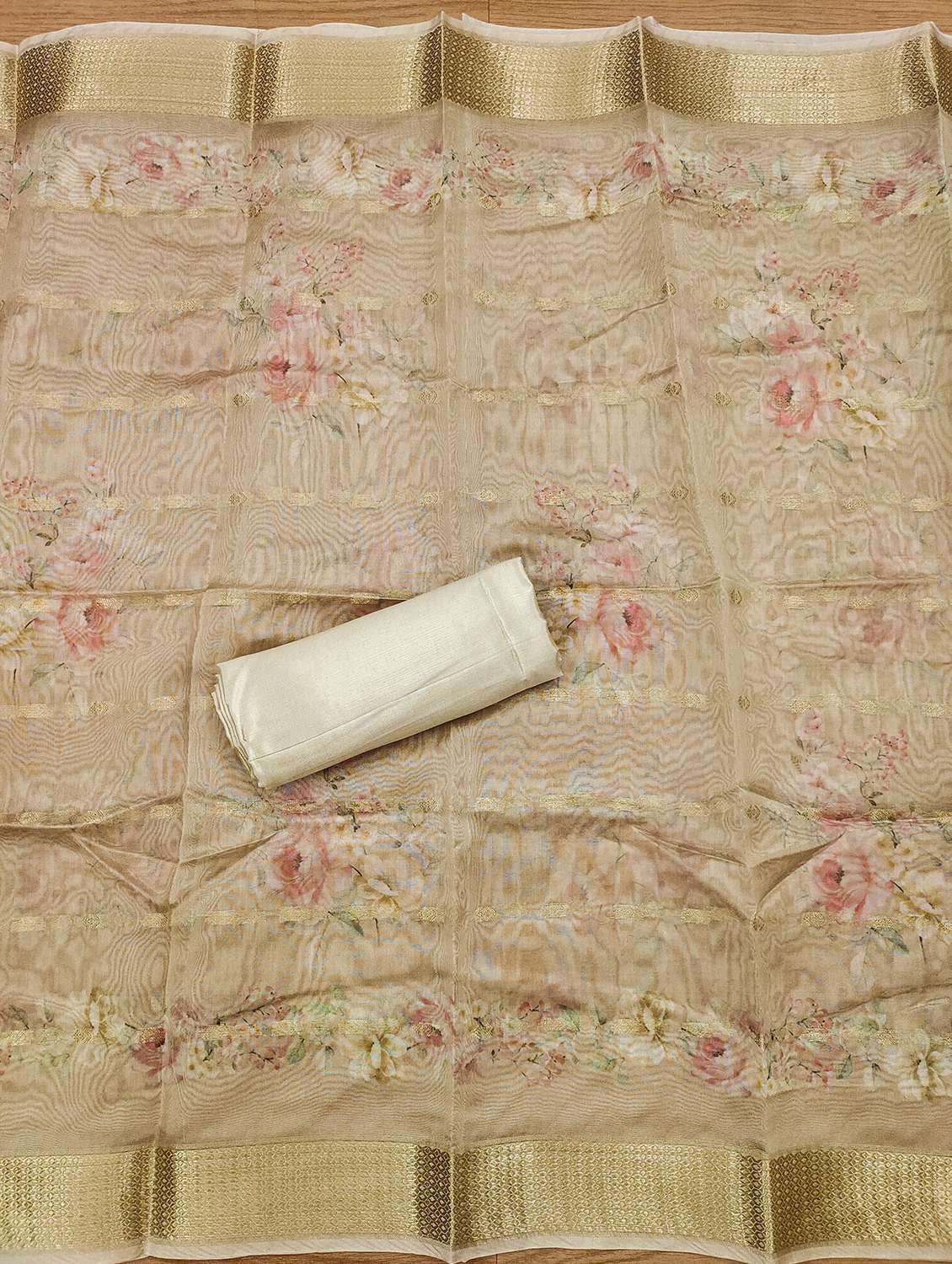 women embroidered unstitched suit set - 21971101 -  Standard Image - 2