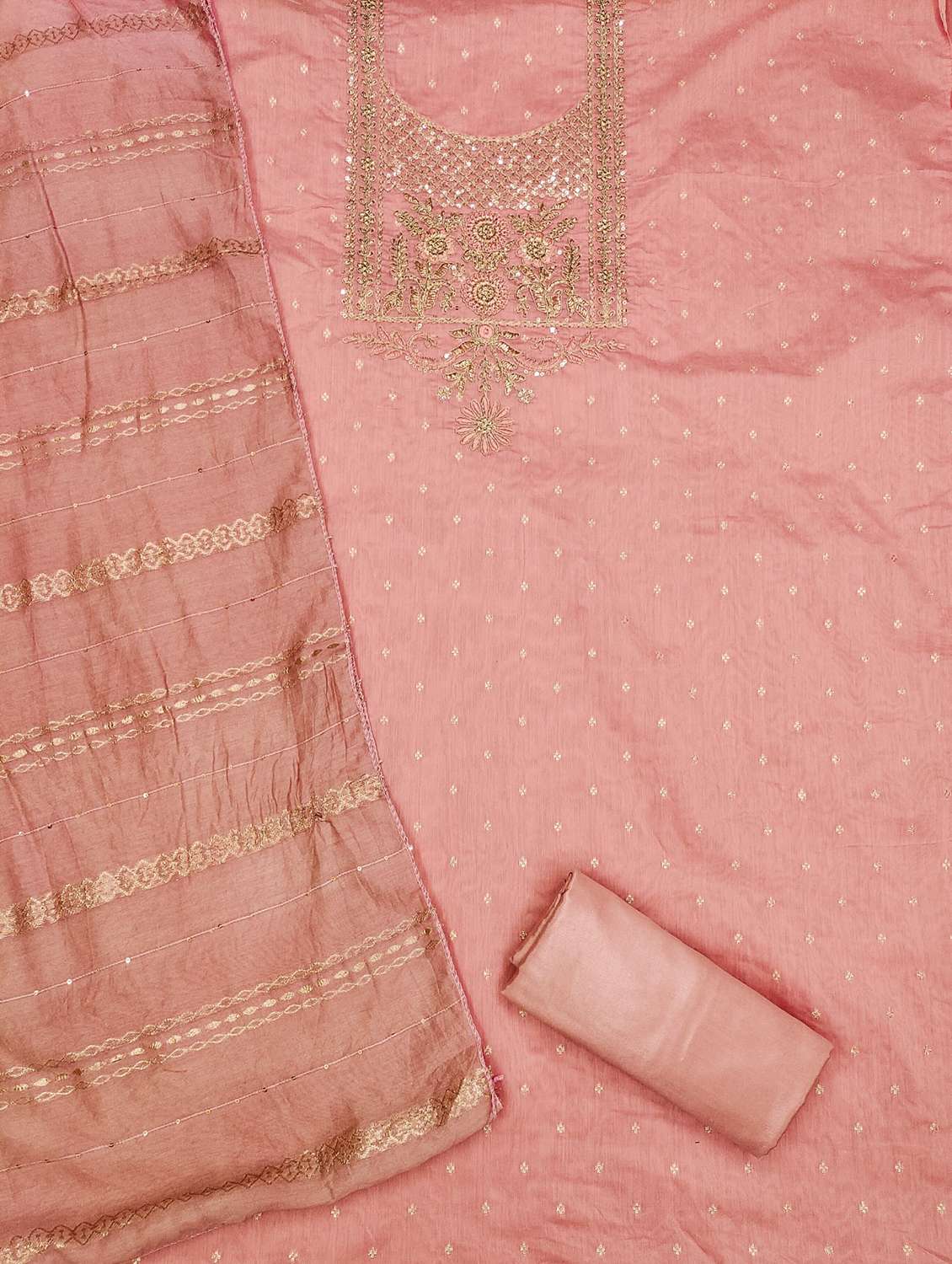 women embroidered unstitched suit set - 21971150 -  Standard Image - 2